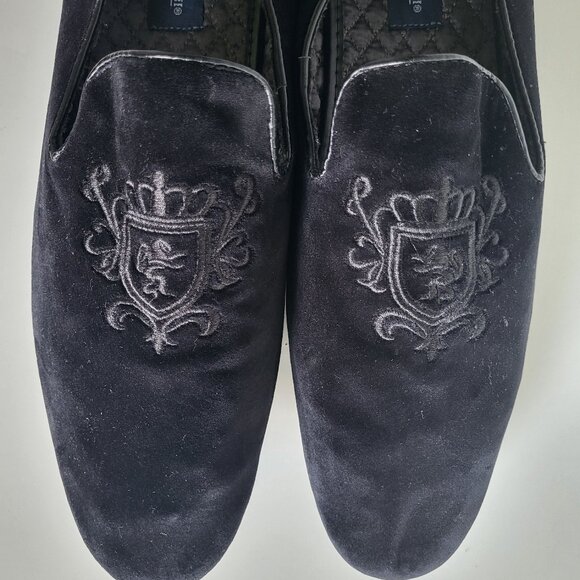 Georgio Brutini Velvet Slip on Black Shoes Size 11.5M main image 10